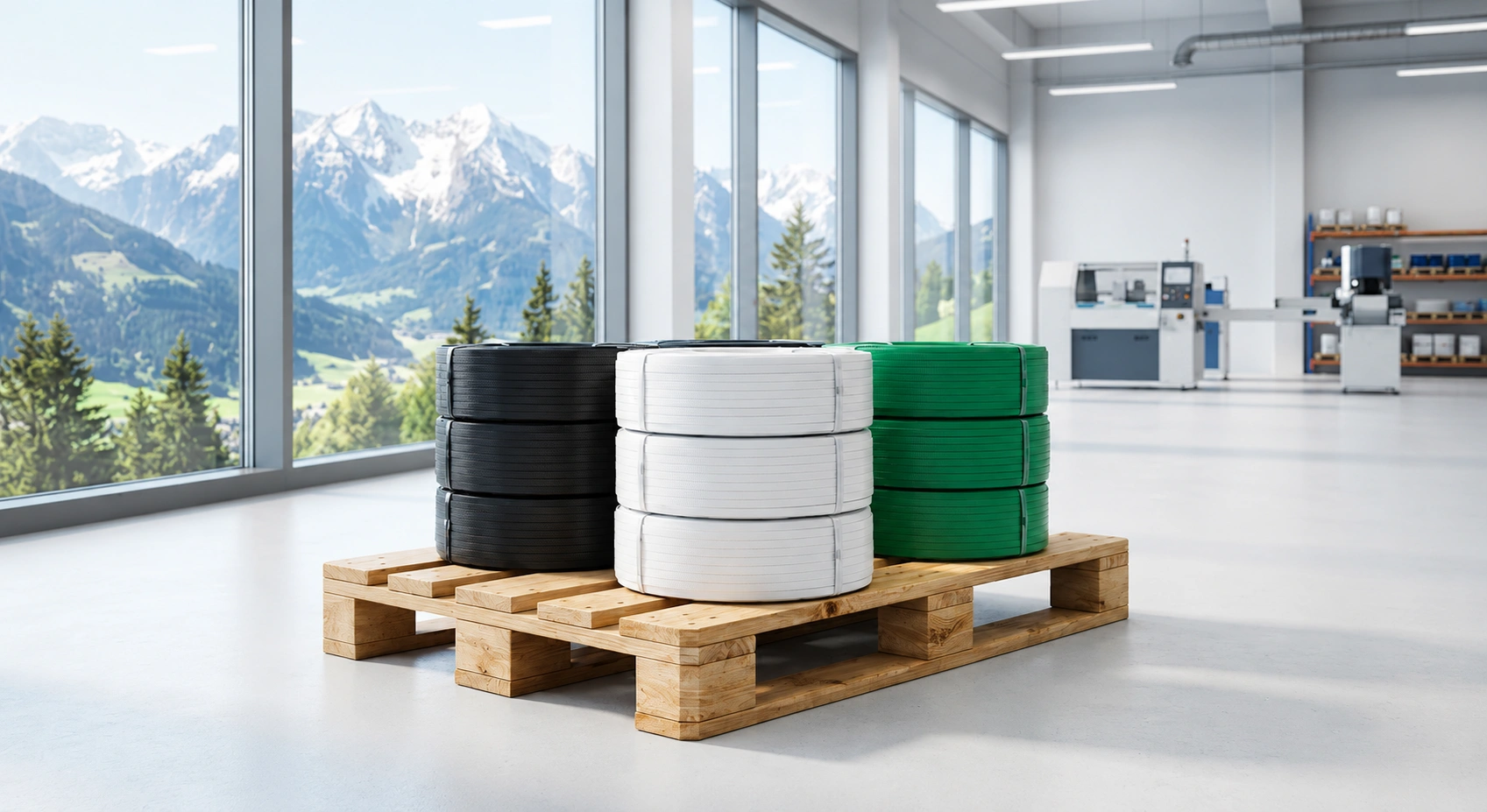PP Strapping Band Exporter Austria — Greenstrix Industrial Packaging
